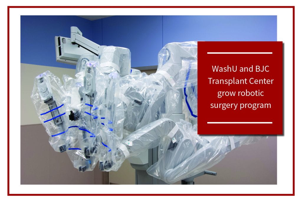 Changing the Playing Field: Robotic Surgery in Transplantation